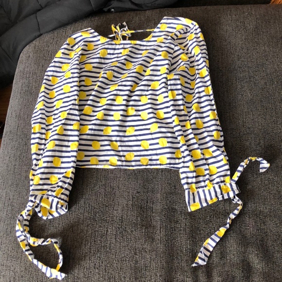 striped crop top - Picture 1 of 2